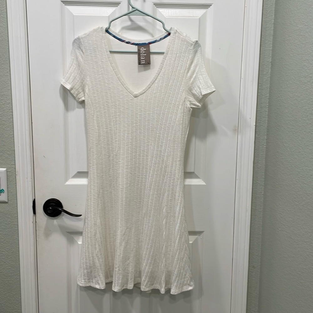 Dolan left coast from Anthropologie white dress